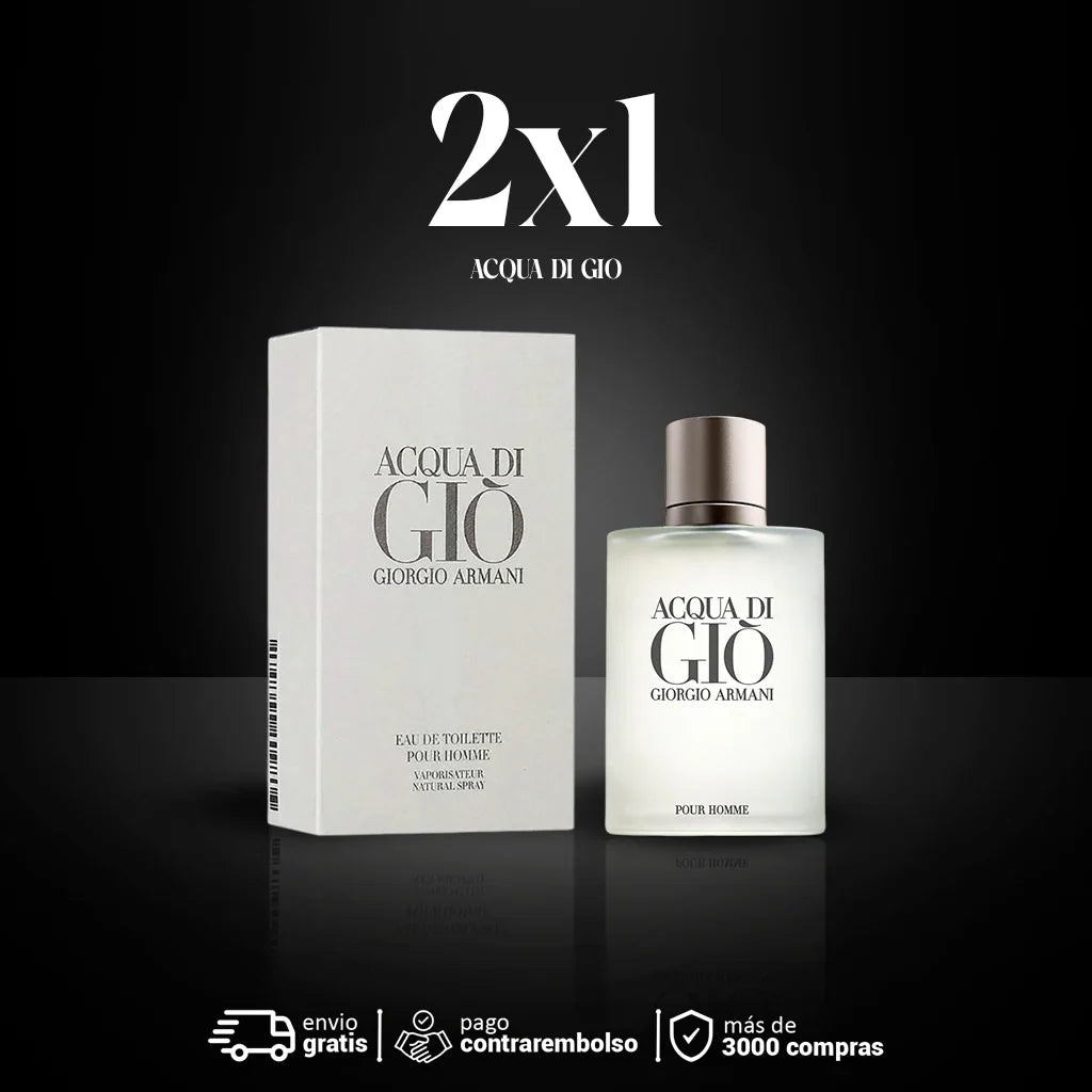 2X1 Acqua Di Gio - PAGÁ EN TU CASA