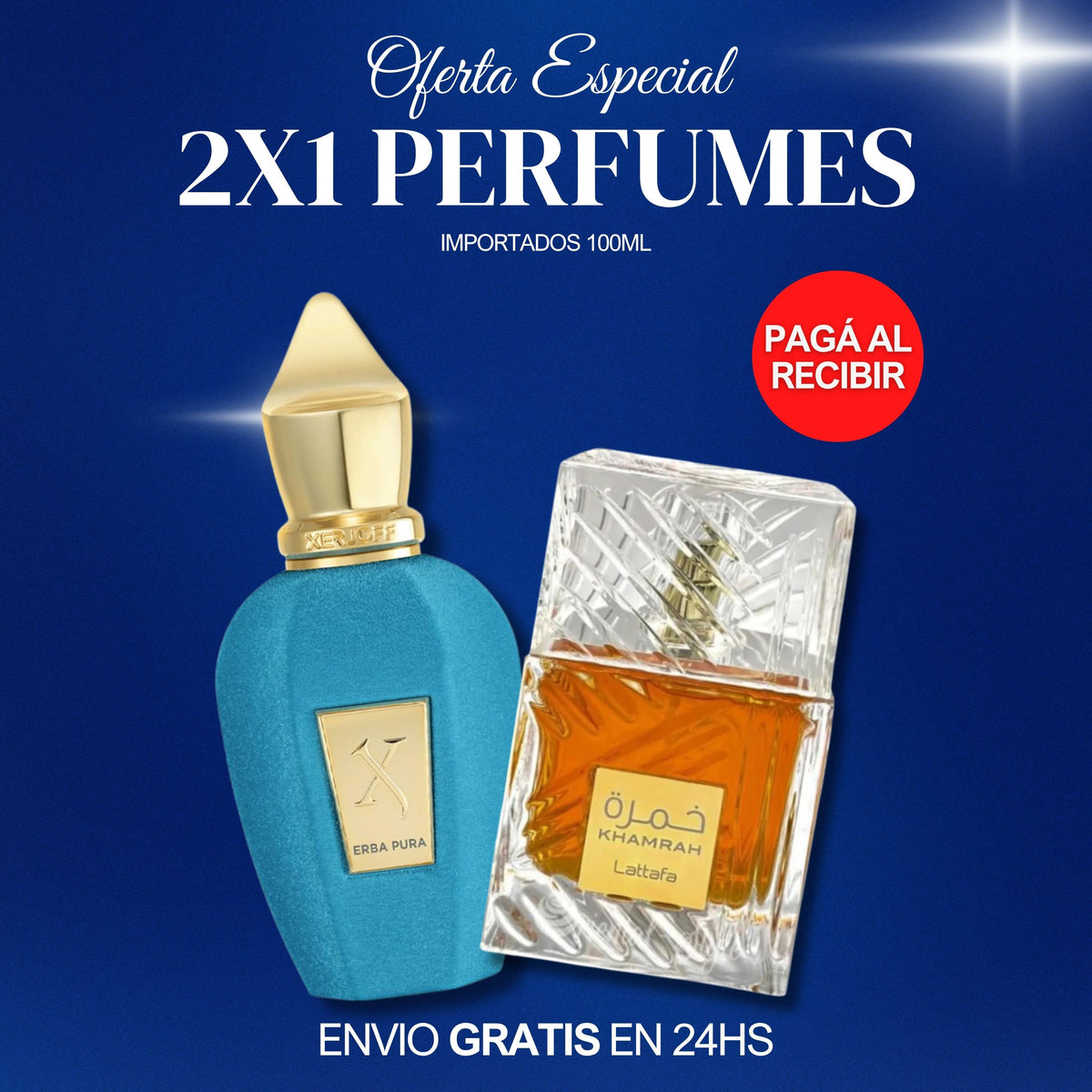 2x1 ERBA PURA + KHAMRAH 100ML - PAGÁ EN CASA