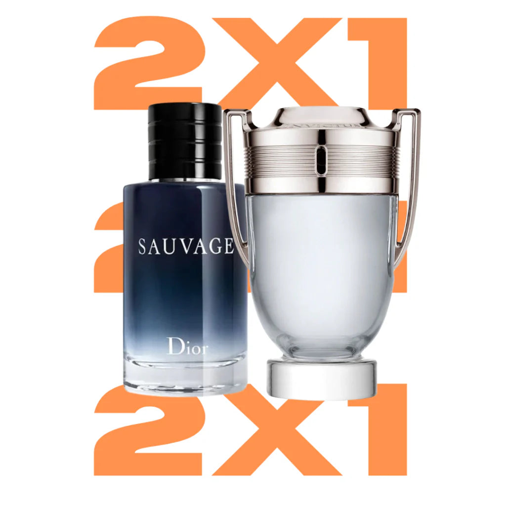 2x1 INVICTUS + SAUVAGE DIOR 100ML - PAGÁ EN CASA